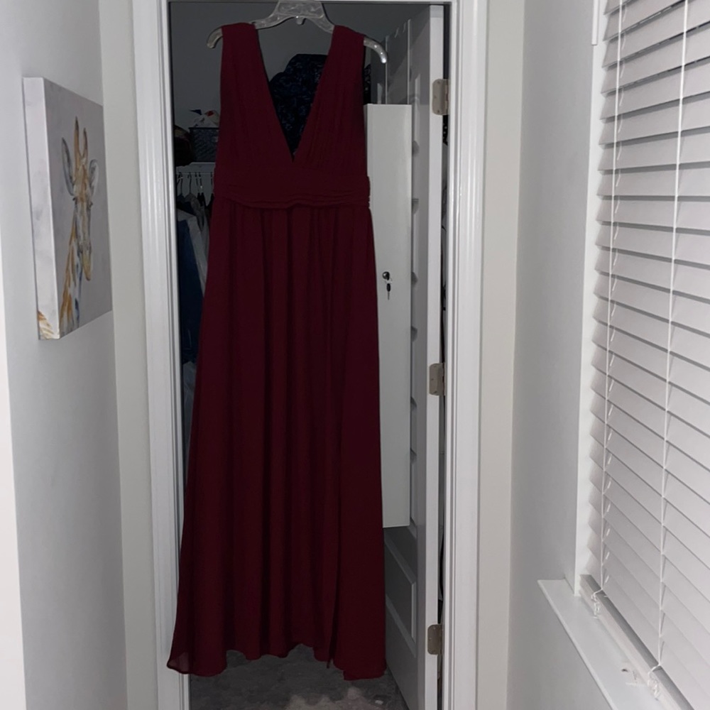 Lulus maroon formal dress XL
